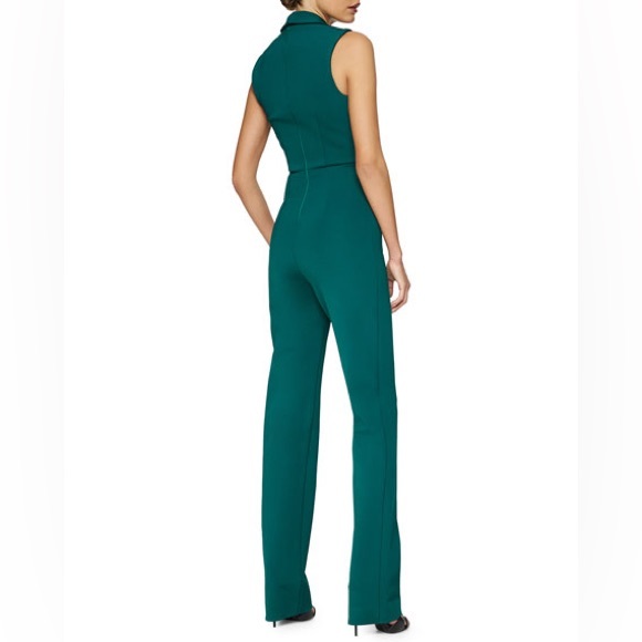 SOLD! Cushnie Et Ochs Stretch Green Jumpsuit - Picture 4 of 8